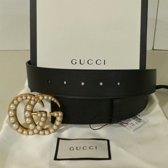 Gucci Accessories - Pearl Gucci Belt